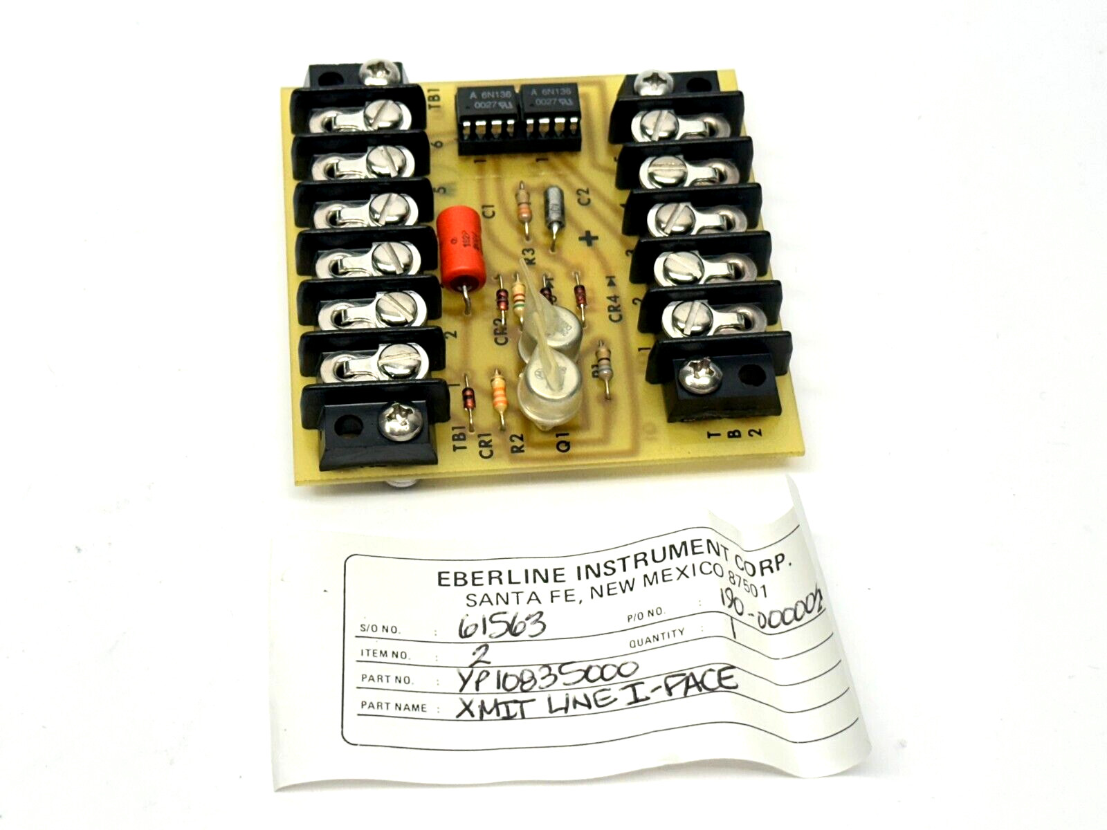 Eberline YP10835000 Transmission Line Board XMIT Line I-PACE