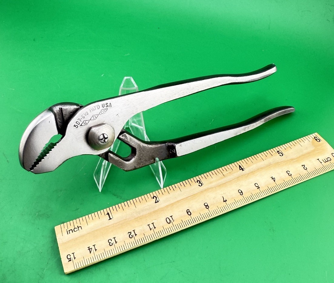 Utica 507 Tongue & Groove Water Pump Pliers 6-1/2" inch Made In The  USA!!!