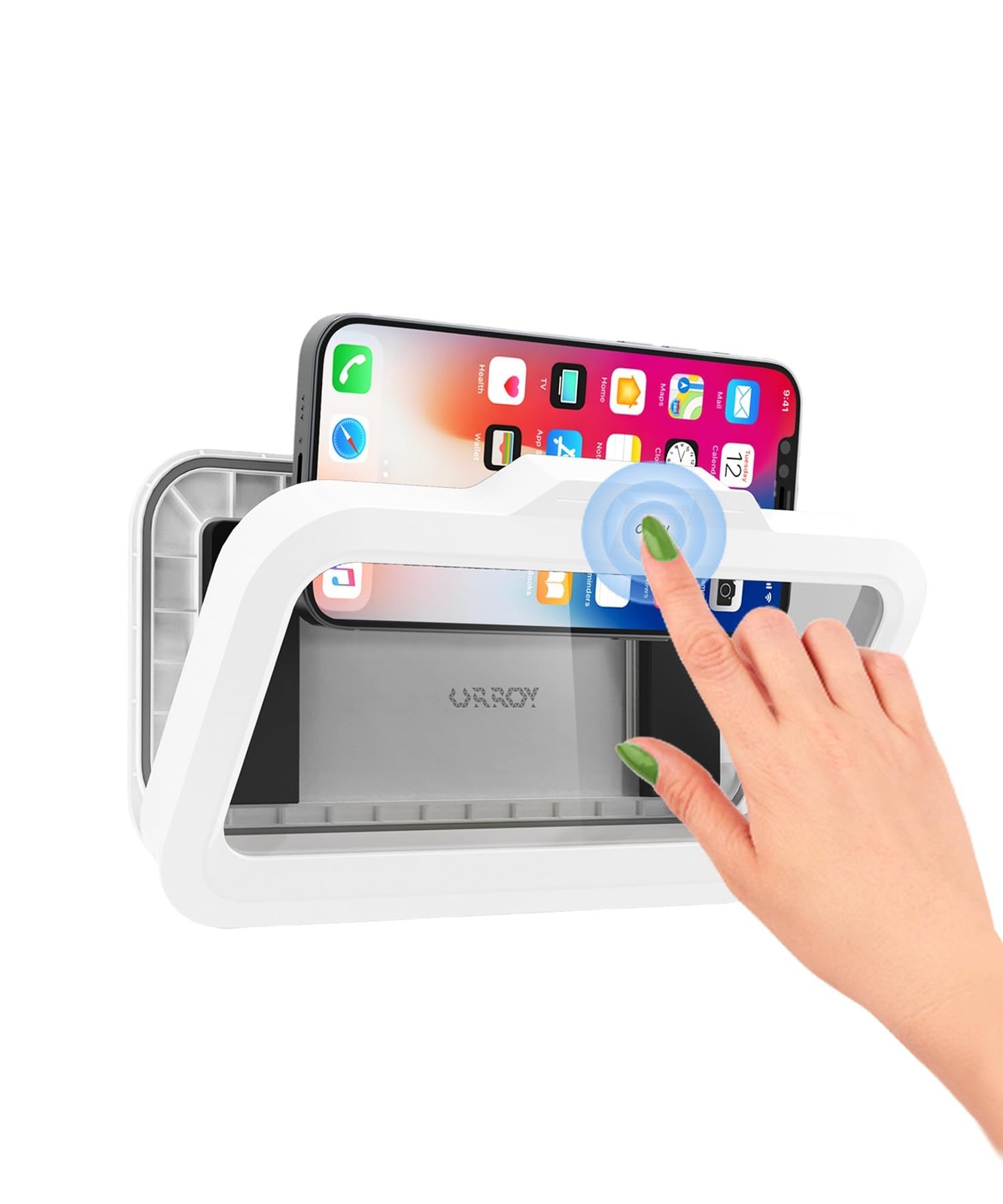 URROY Shower Phone Holder Waterproof OneTouch Open Shower Phone Case AntiFog ...