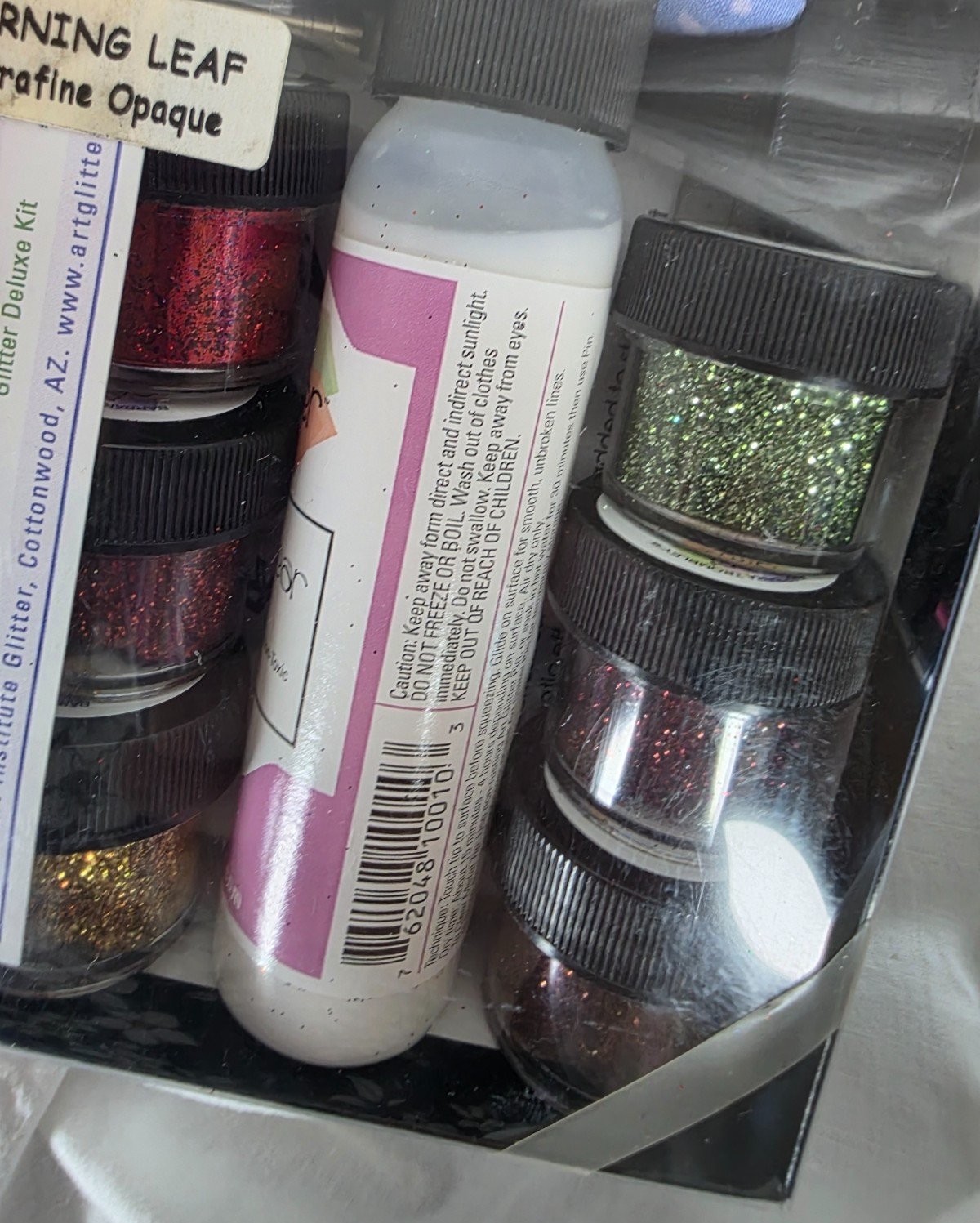 Art Institute Basic Kit Turning Leaf Ultrafine Opaque Glitter Scrapbooking Cards