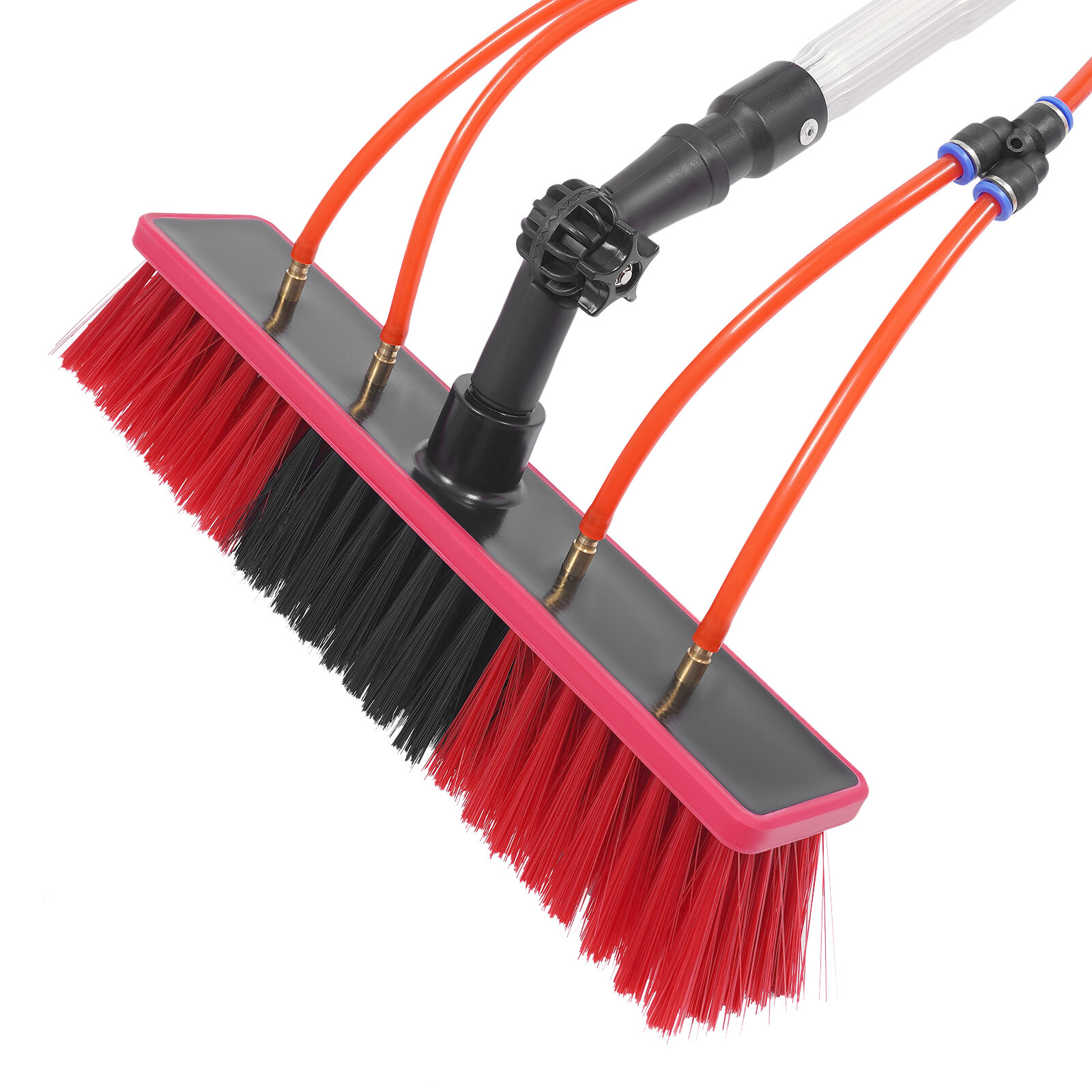 Water Fed Pole Kit Water Fed Brush 26FT For Window Solar Panel Cleaning Washing