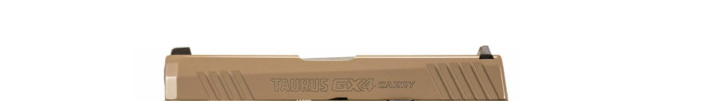 Taurus GX4 Carry - Complete Slide  - Spring - OEM Factory New FDE - CA OK