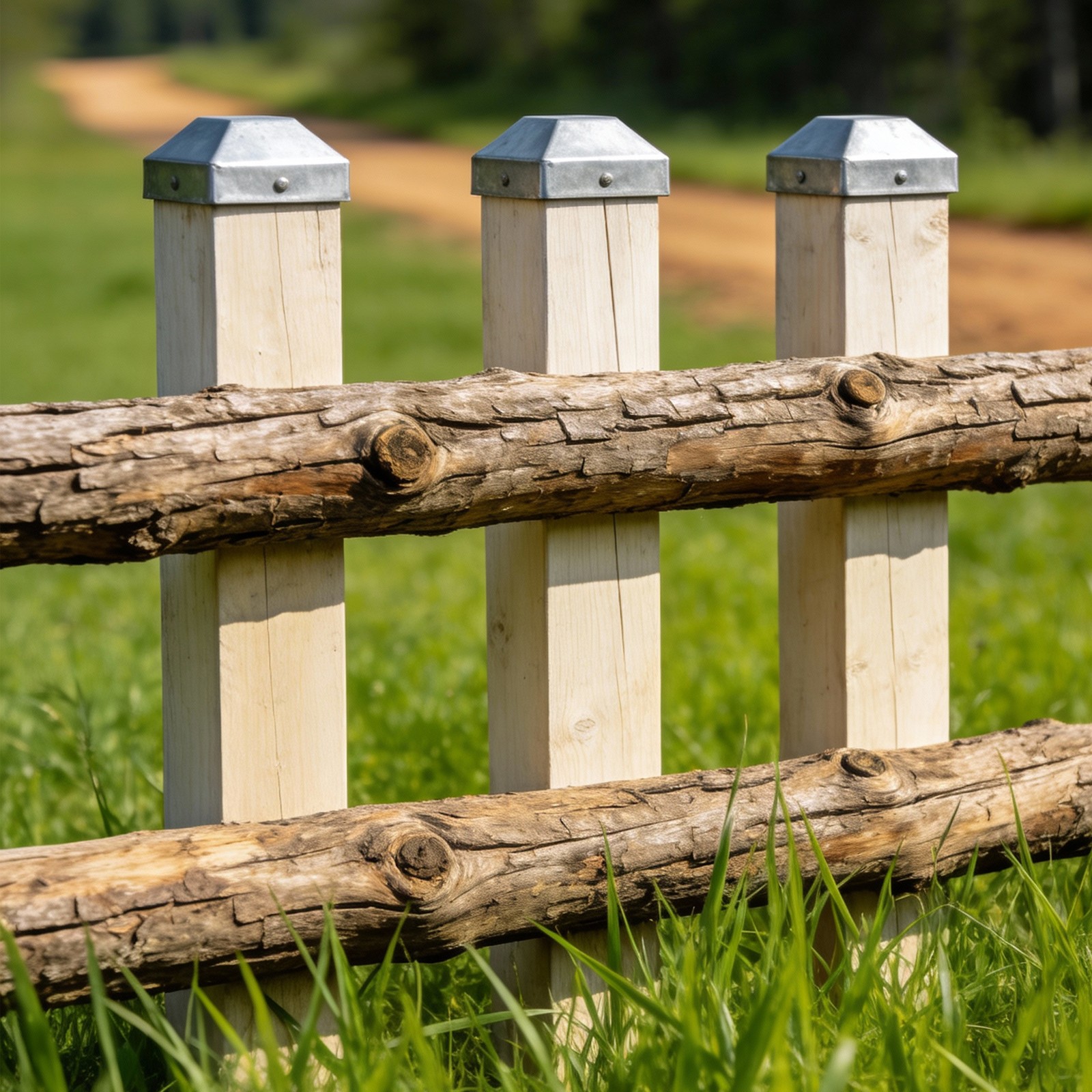 12Pcs Fence Post Cap, Galvanized Deck Post Caps Fit 1.2" x 1.2" Pipe, Silver