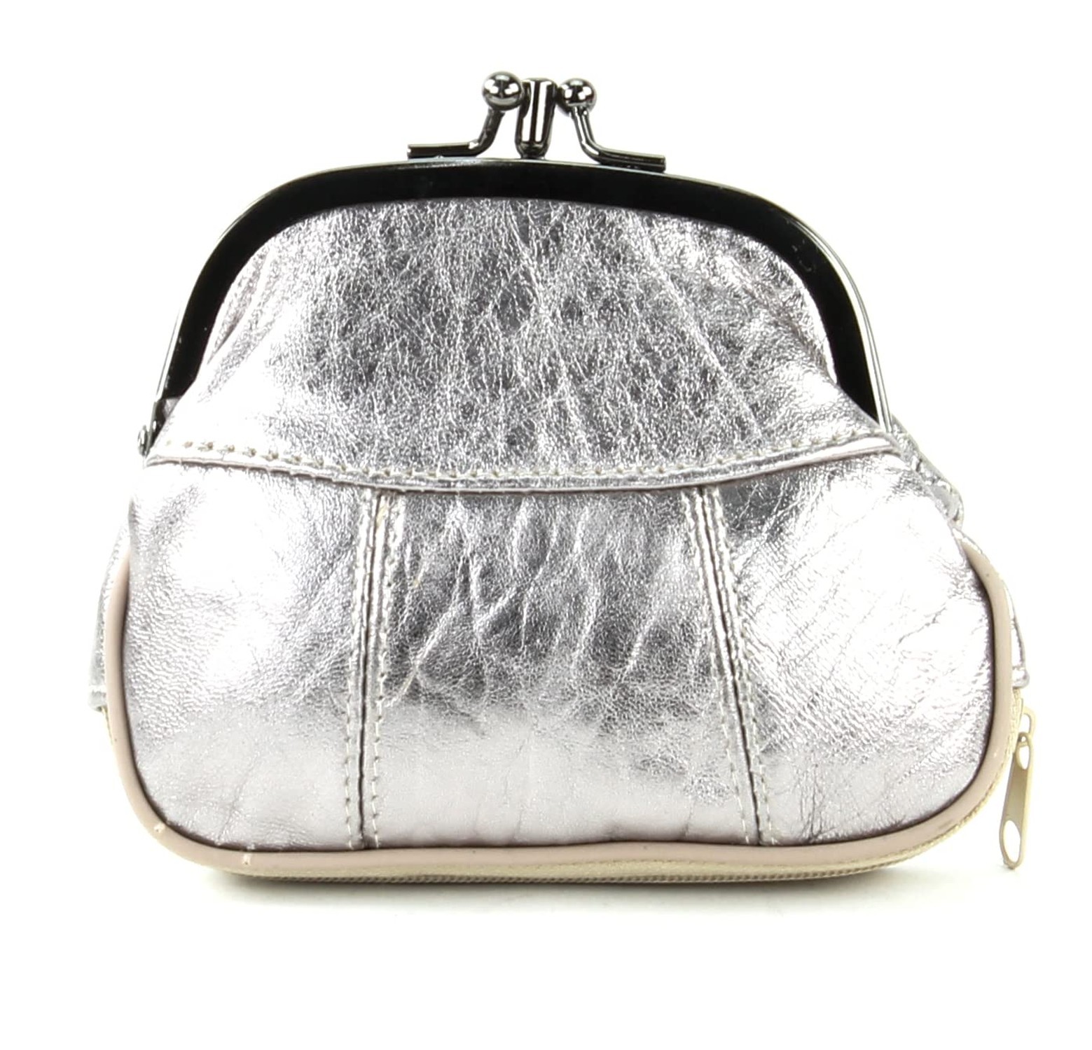 Leather Impressions Double Coin Purse for Women - Genuine Leather Coin Purse ...