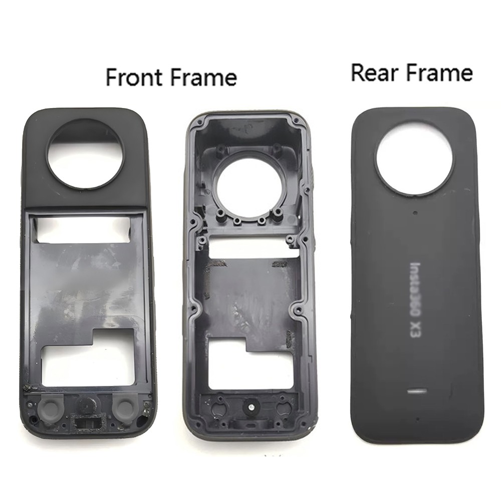 For Insta360 X3 Camera Accessories Original Front/Rear Frame Cover Shell Replace