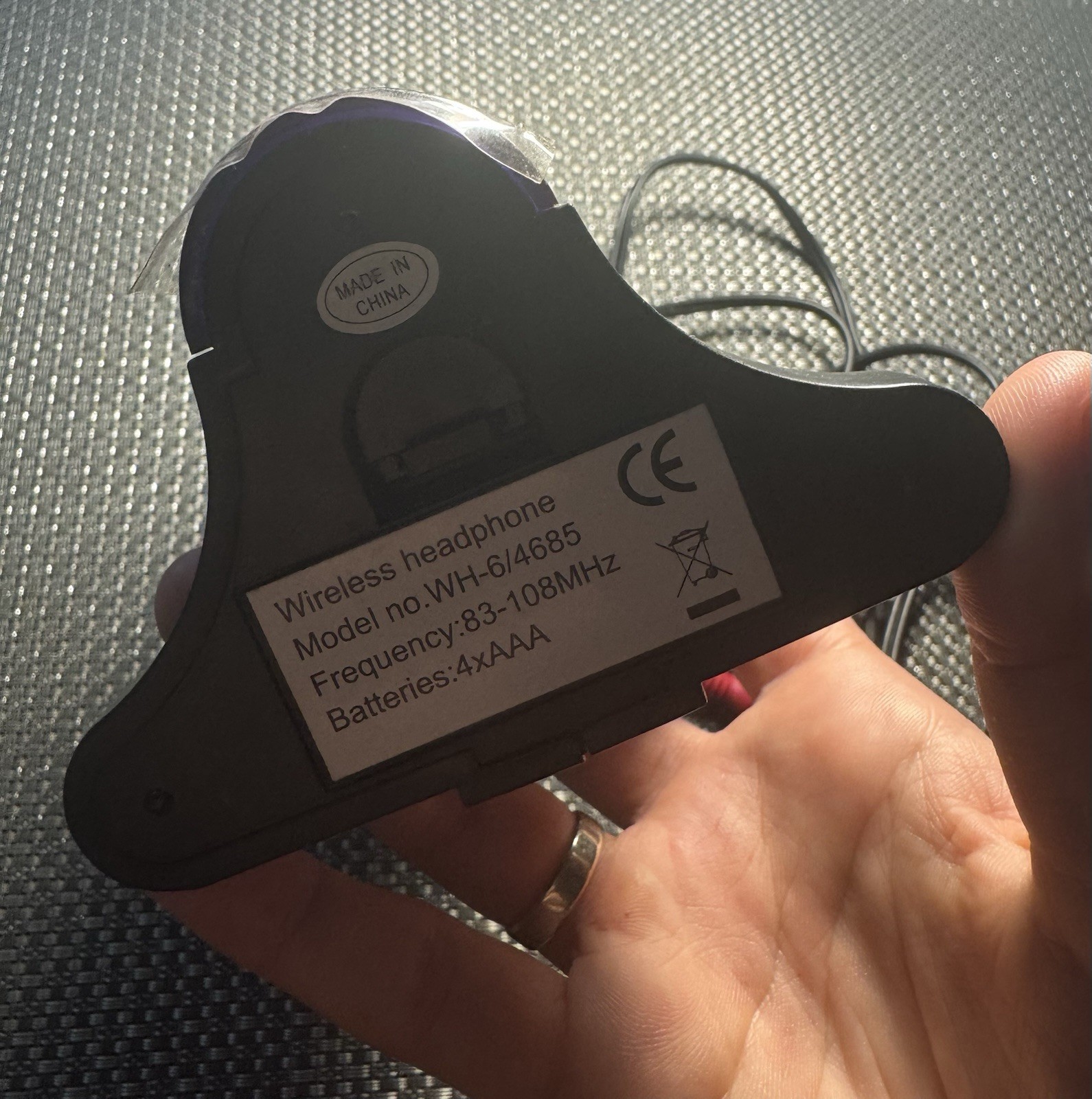 5-in-1 Wireless Transmitter Base Model no. WH-6/4685