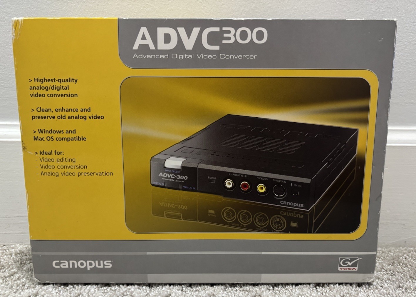 Canopus ADVC-300 Advanced Digital Video Converter Grass Valley Sealed