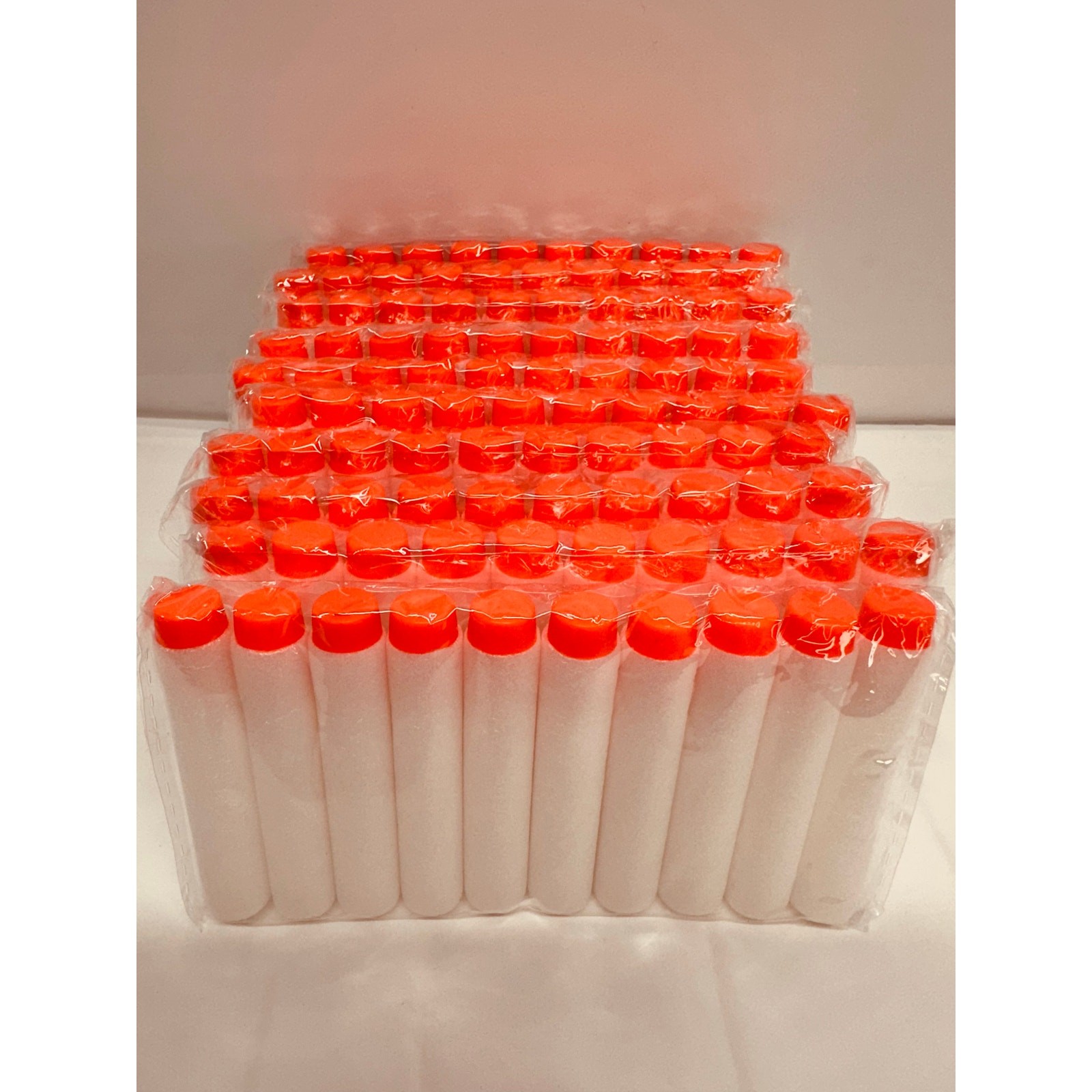 Nerf Compatible Replacement Foam Darts 100 Pieces White Foam Dart New