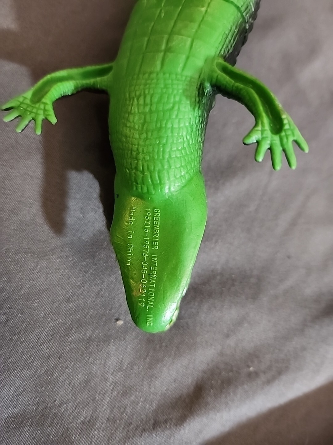 Plastic Crocodile Figure