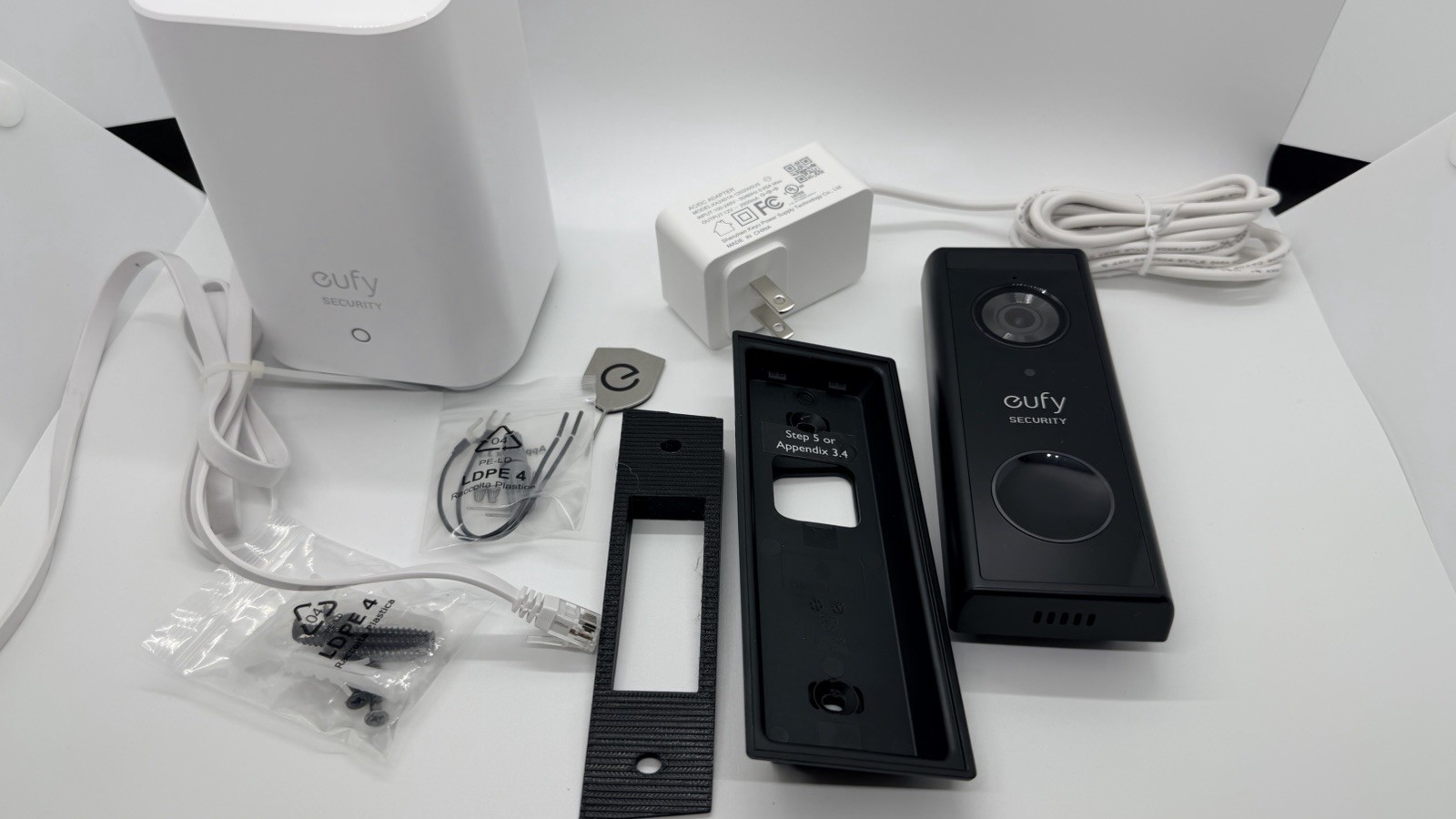 eufy Wireless 2K Video Doorbell And Base Station -Read