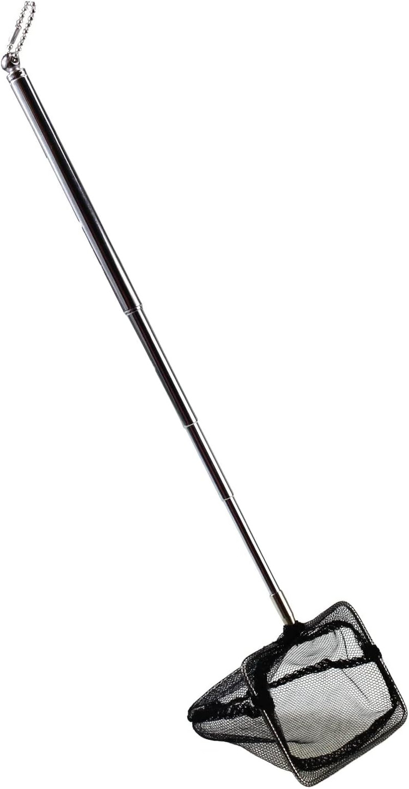 Aquarium Net with Extendable Long Handle, Adjustable Wastes Skimming