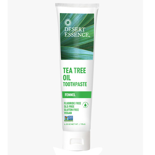 Tea Tree Oil Toothpaste Fennel, 6.25 Oz By Desert Essence