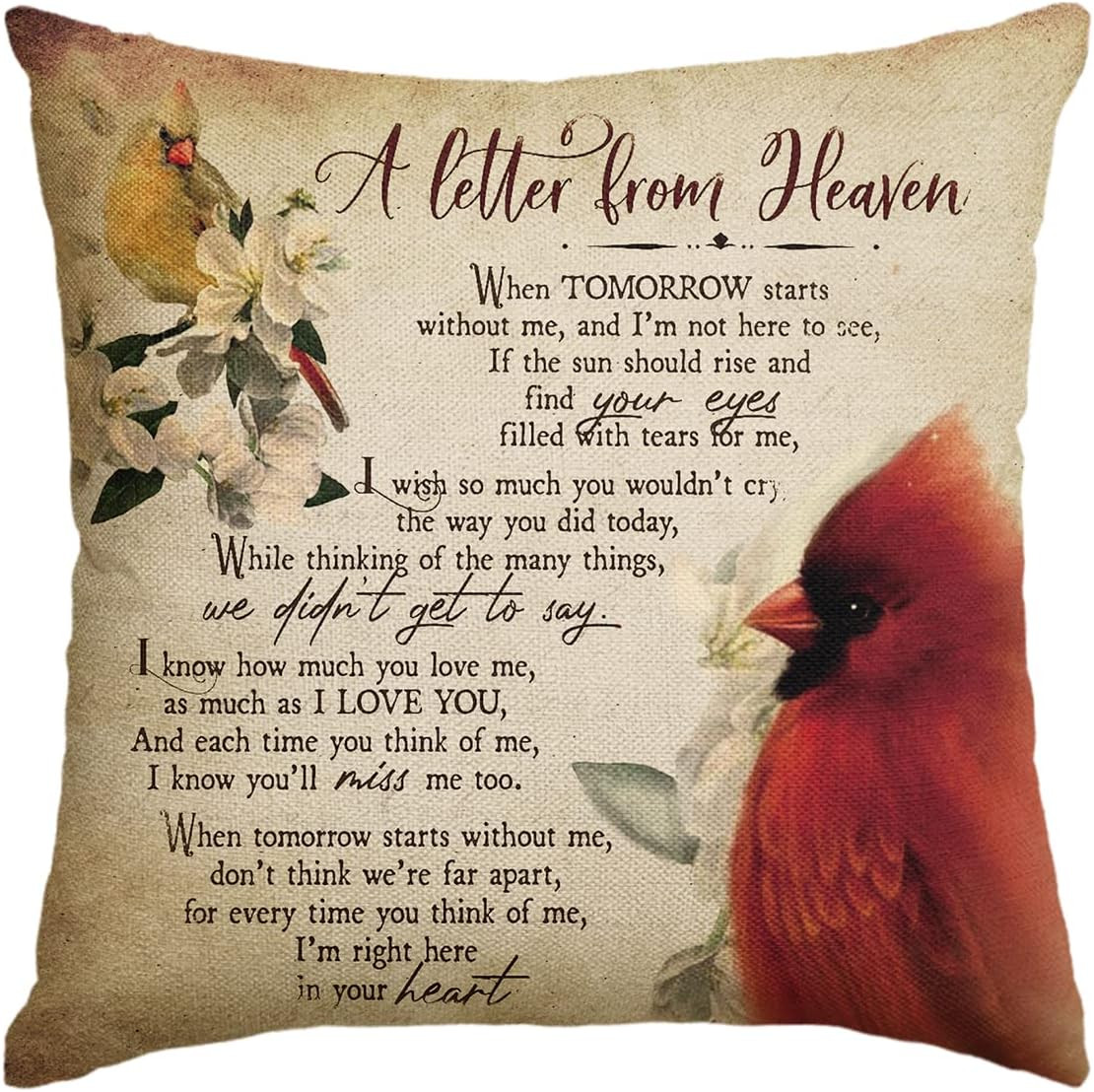 AVOIN colorlife Cardinalis A 17.7" x (Pack of 1),