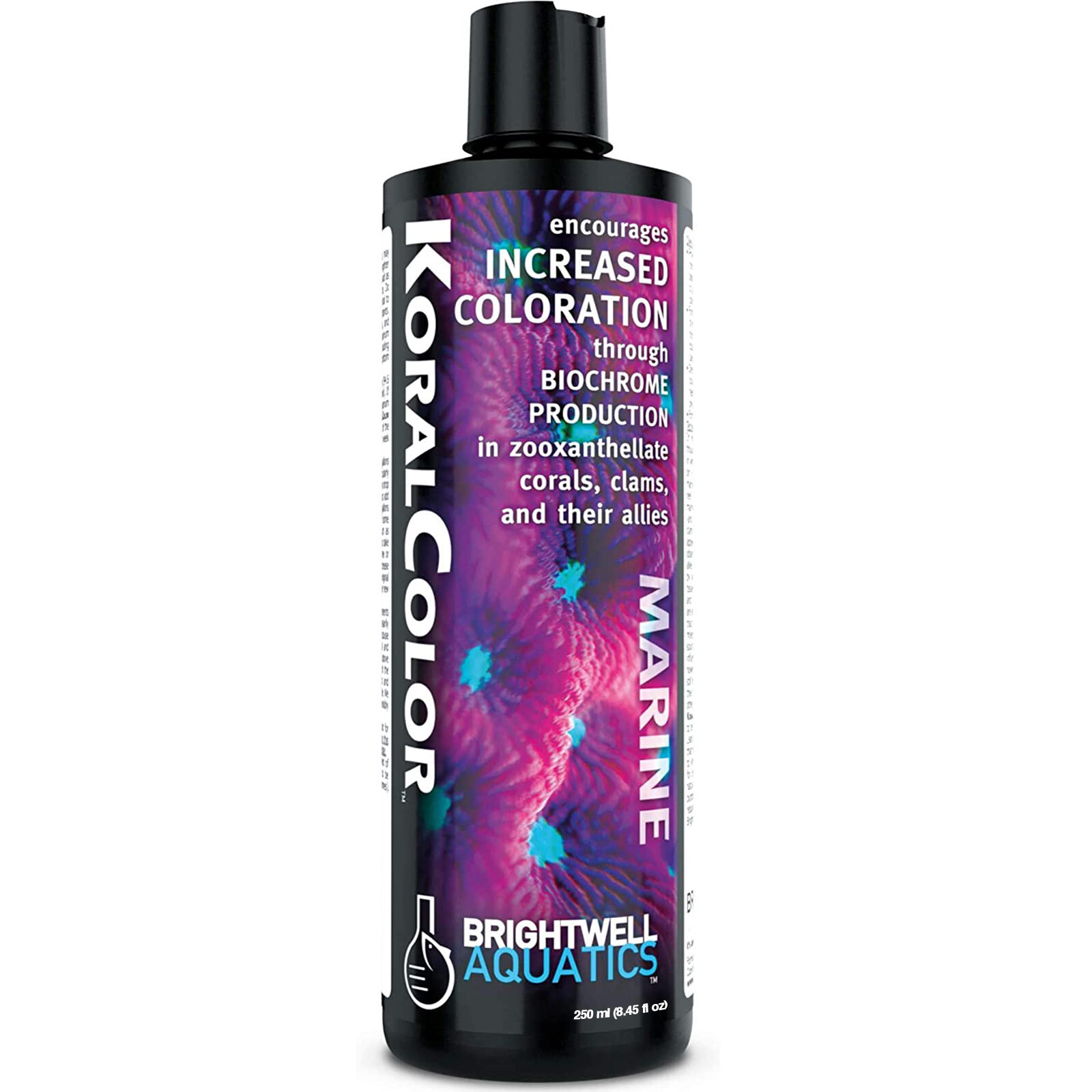 Brightwell Aquatics KoralColor 250mL Enhances Color of Live Corals and Clams