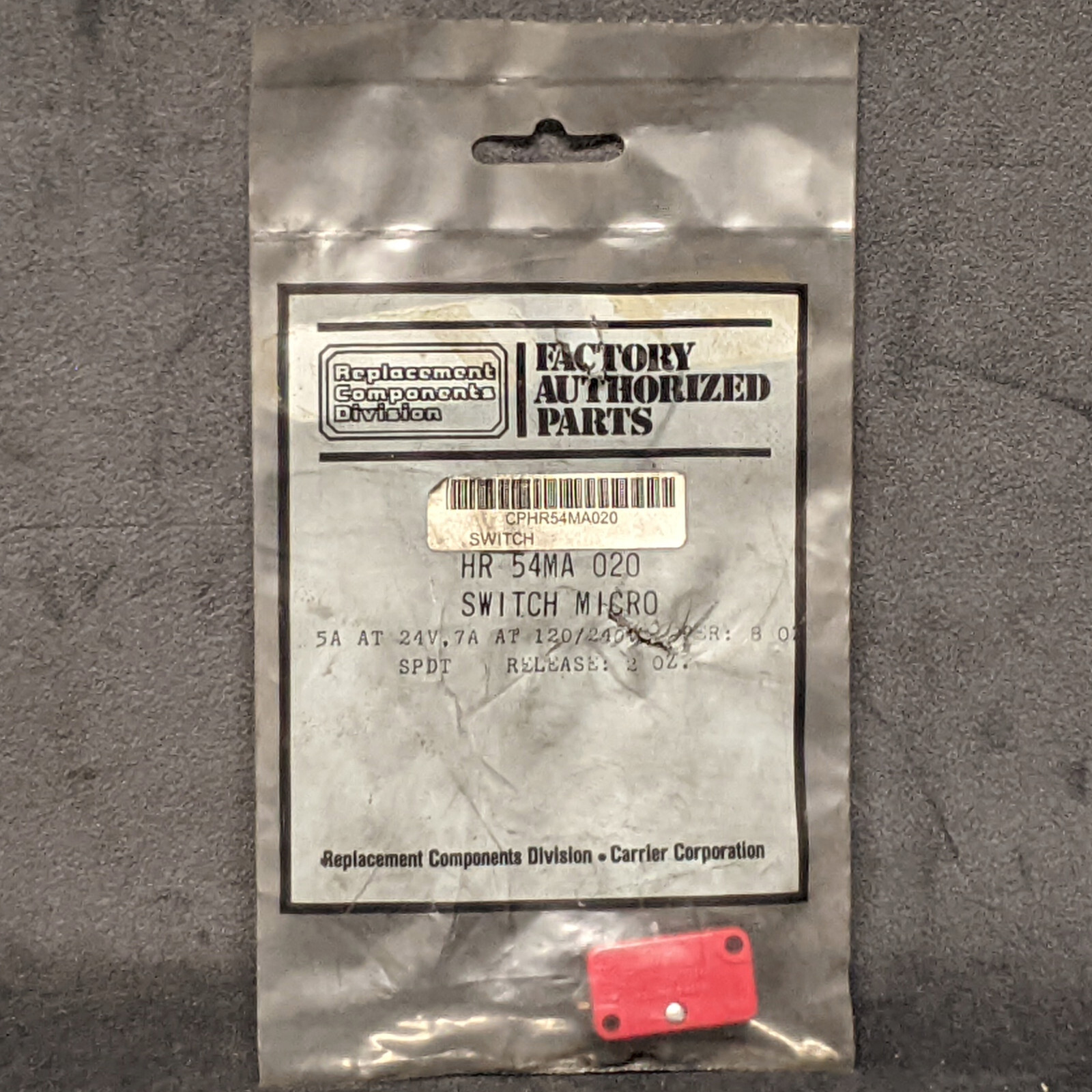 ~Discount HVAC~ CP-HR54MA020 - Carrier - Micro Switch 126B41