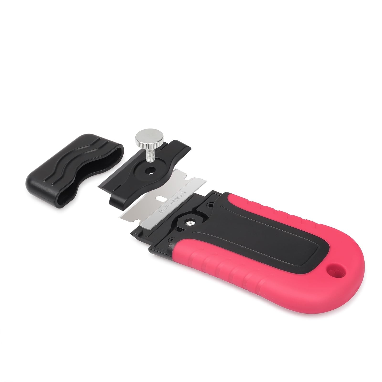 Gomake Razor Blade Scraper Tool with Blade Storage Container, Glass Cooktop S...