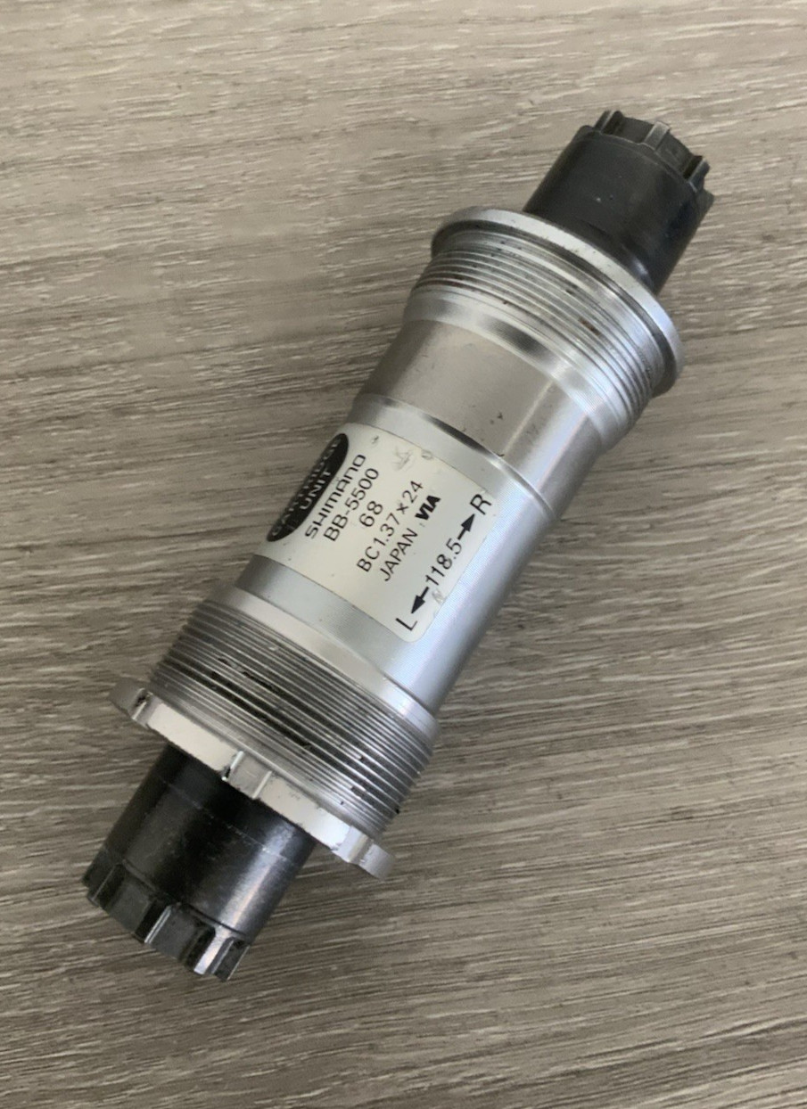 SHIMANO 105 BOTTOM BRACKET OCTALINK VOLUME 1 BRITISH 68 - 118.5 MM 5500 BRITISH