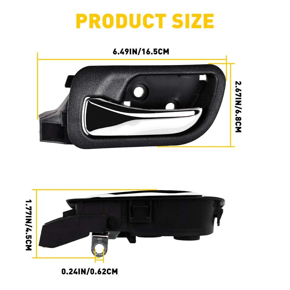 For 2003-2007 Honda Accord Interior Inside Door Pull Handle Front Driver Side US