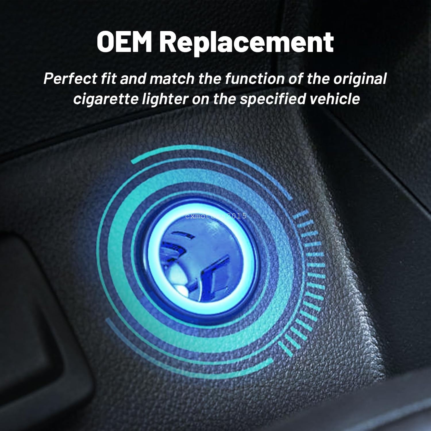 Cigarette Lighter Socket Replace 56457 For Cadillac Escalade ESV EXT 2003-2011
