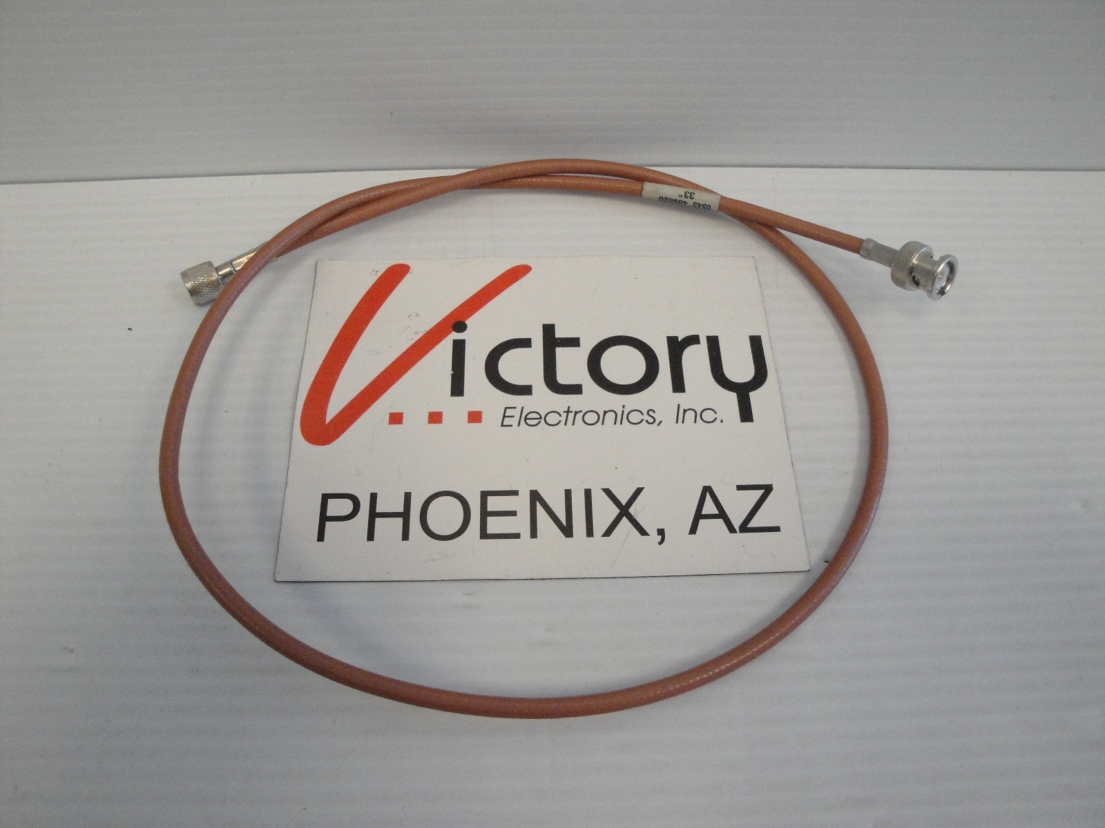 Used Motorola (3012029P20) - BNC MALE to MIN UHF MALE - 33" Radio Cable