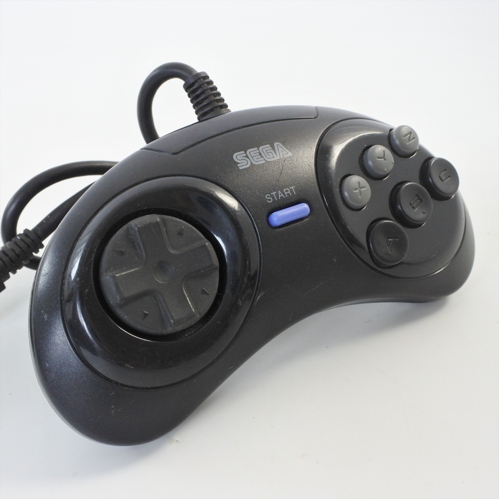 Mega Drive Control Pad SJ-6000 Fighting Controller 6B SEGA Tested JAPAN 0310