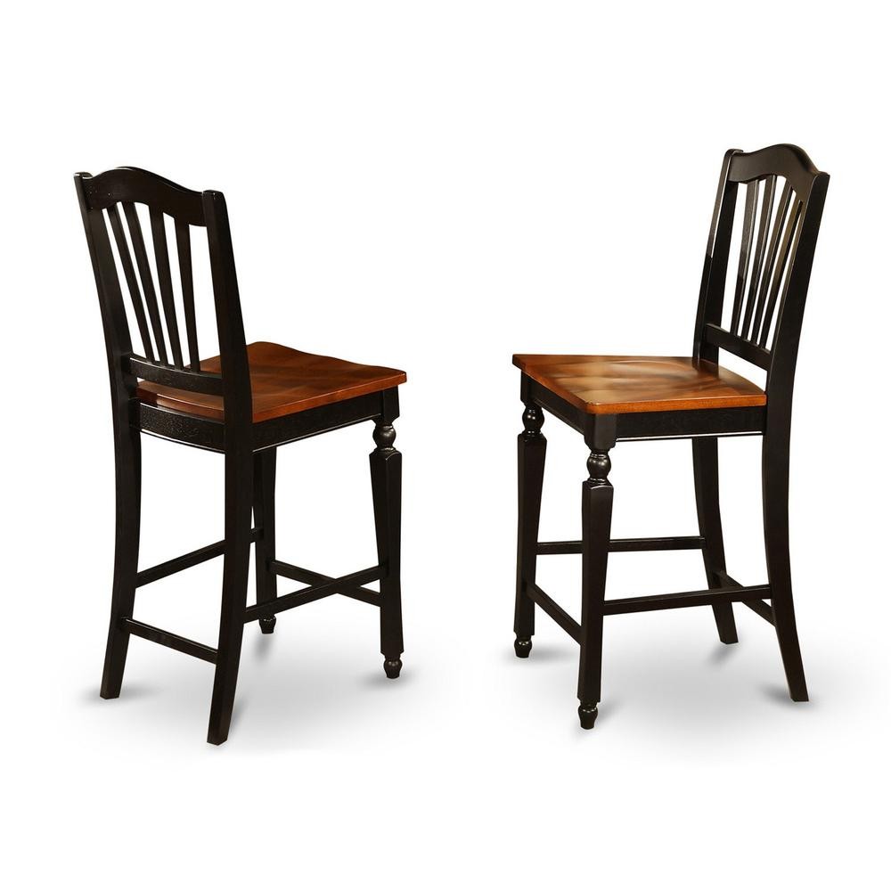 3 Pc counter height Dining room set-pub Table and 2 Kitchen Chairs.