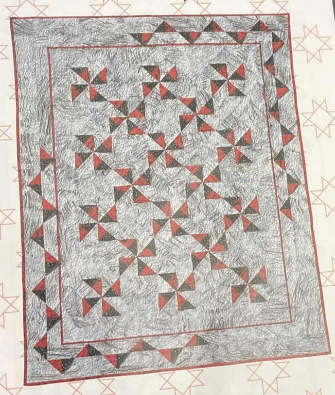 Vtg Rare Animas Quilts PINFEATHERS Quilt 1998 Pattern AQP-27