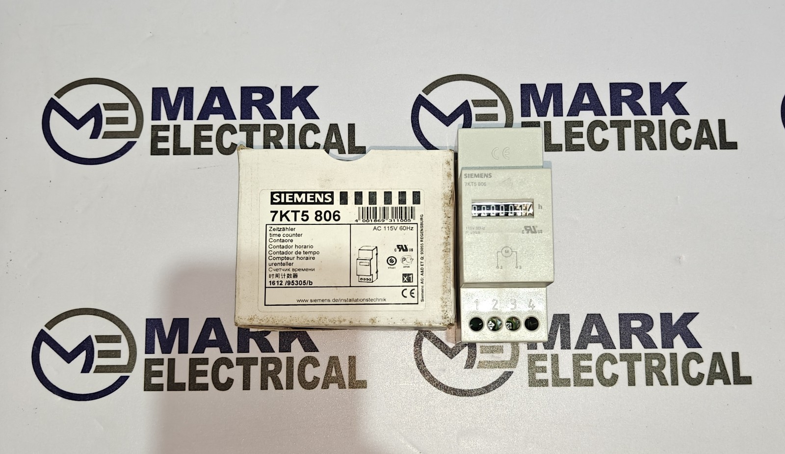 SIEMENS 7KT5806 HOURS COUNTER METER VOLTAGE 110VAC FAST SHIPPING