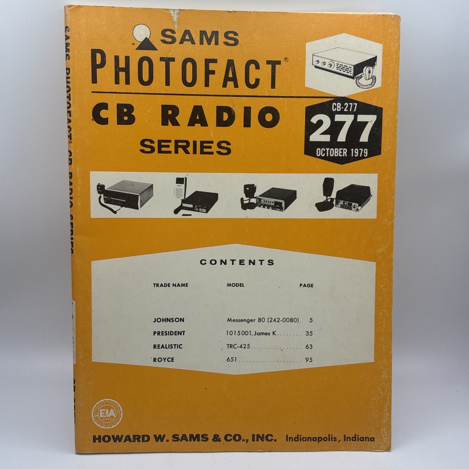 Sams Photofact CB Radio Series October  1979 CB-277