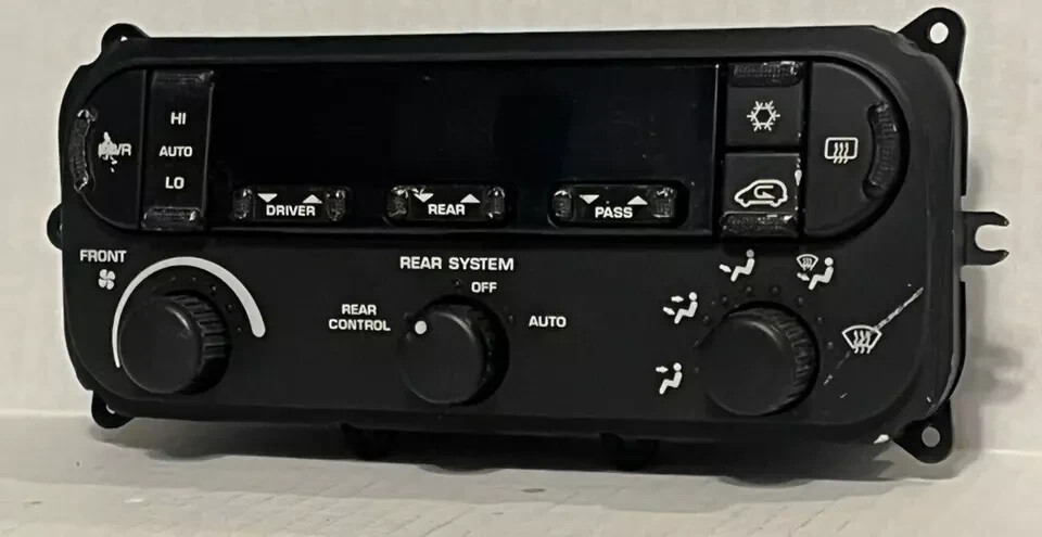 🔥05 - 07 TOWN COUNTRY CARAVAN HEATER A/C CLIMATE CONTROL REAR DUAL ZONE
