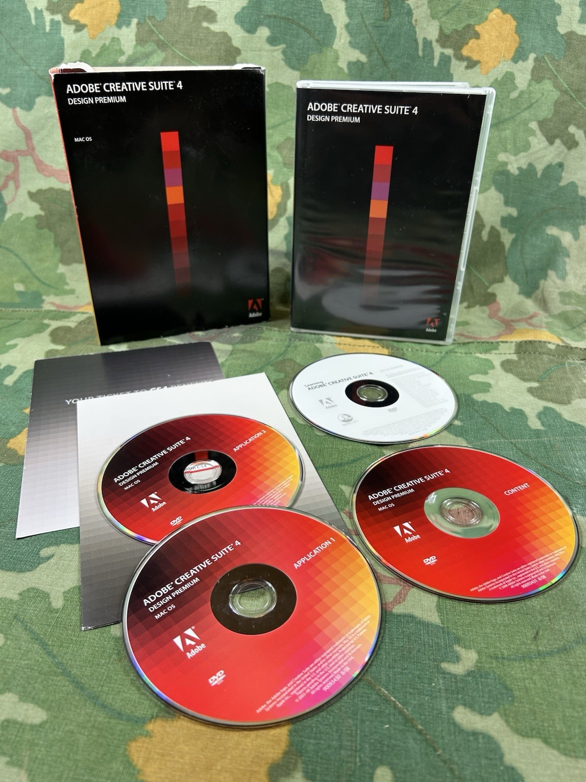 Adobe Creative Suite 4 CS4 Design Premium For MAC OS Full Retail DVD Version