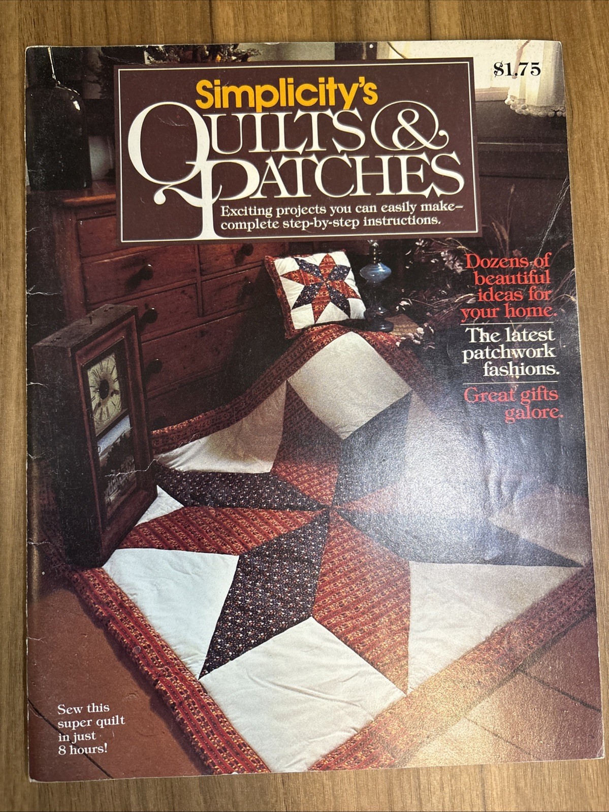 Simplicity's Quilts and Patches Projects With Complete Instructions 1979