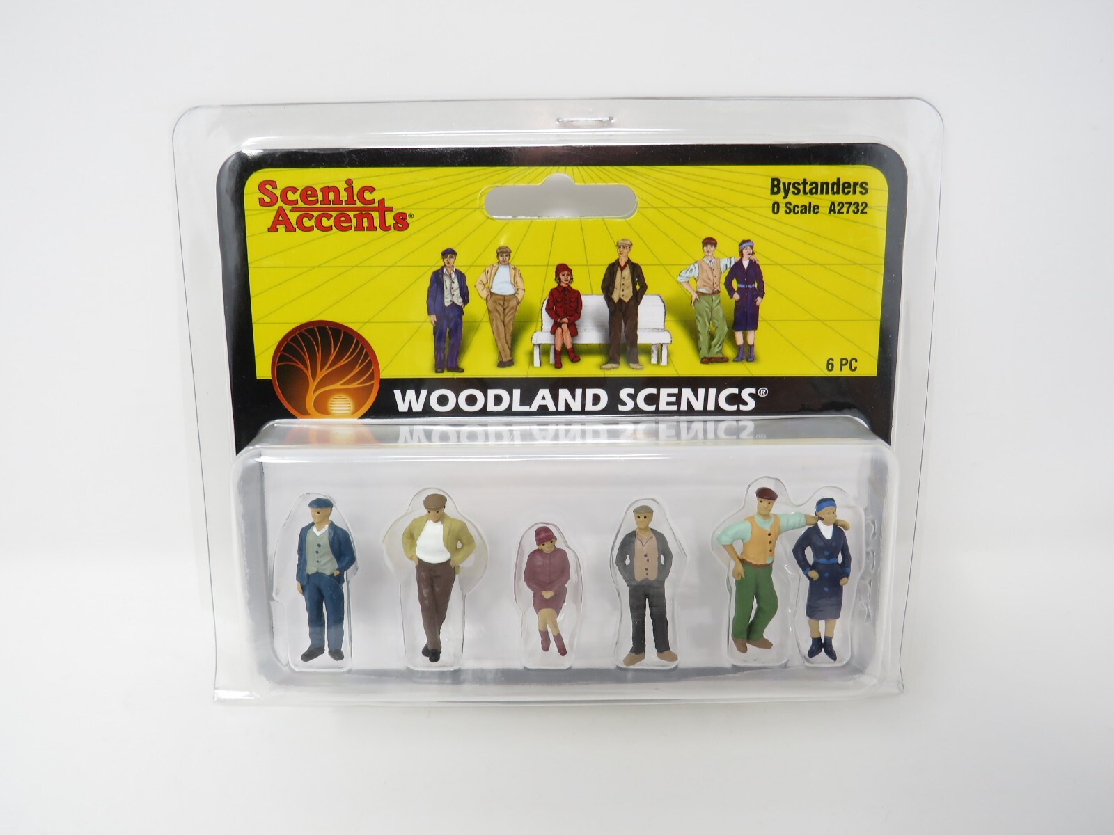 Woodland Scenics O A2732 Bystanders Passengers Park Goers People Figure Set