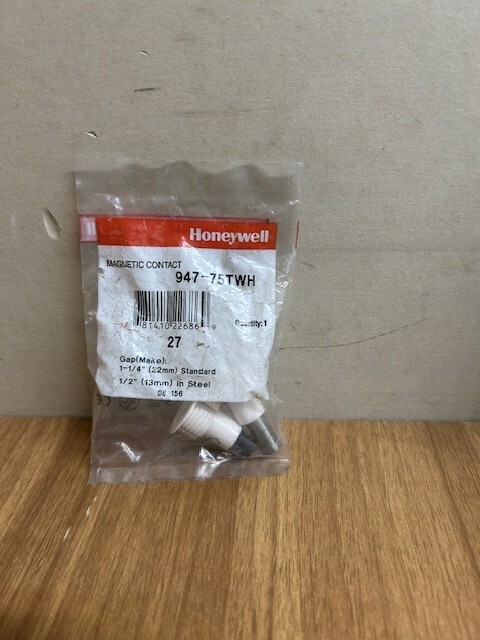 947-75TWH HONEYWELL Steel Door Contact w/ Screw Terminals White