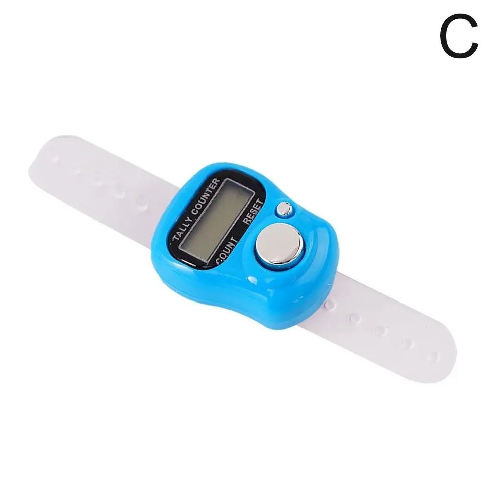 Digital Finger Counter Ring Hand Tally Clicker Knitting Row Counter