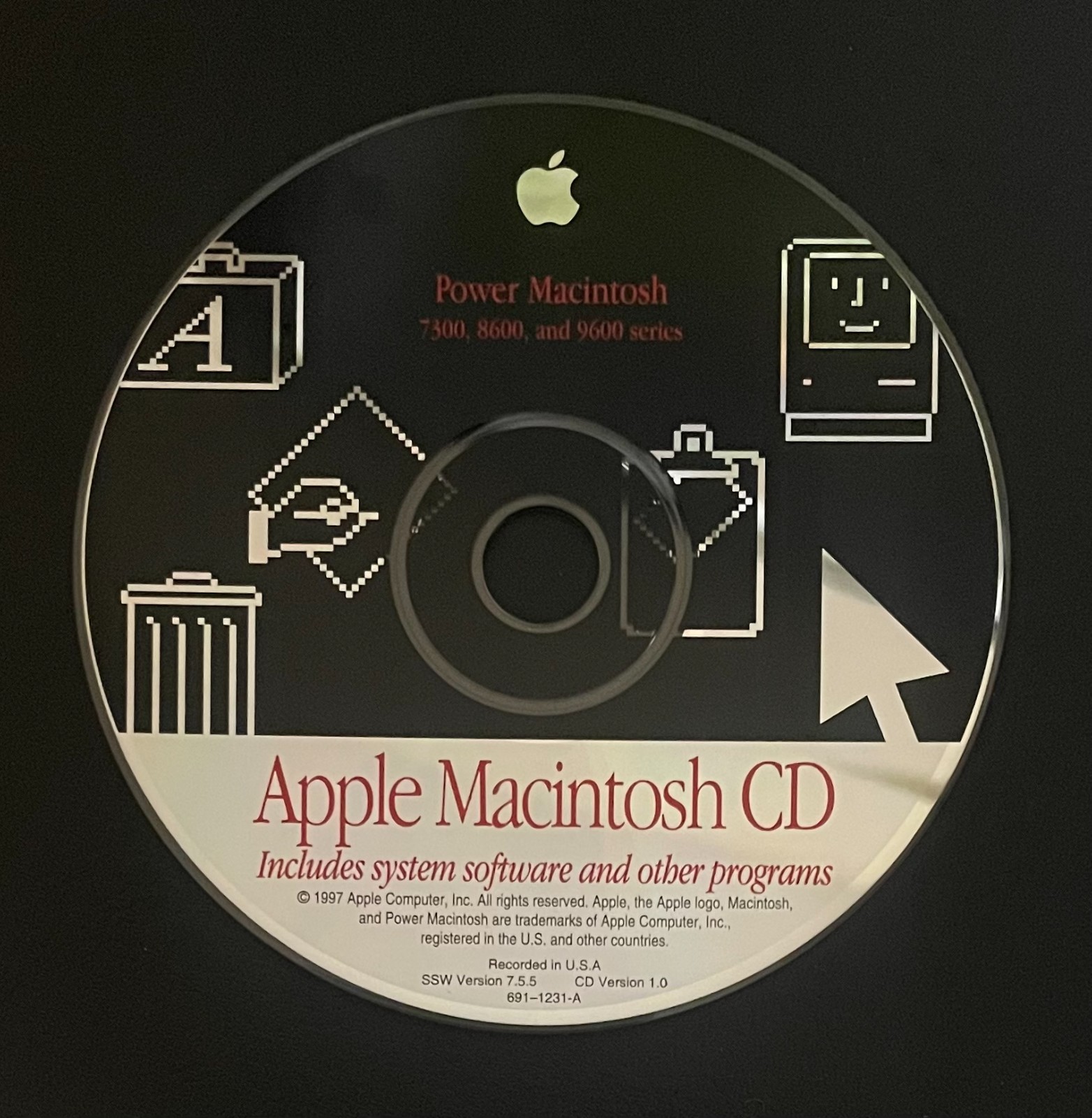 1997 Mac Apple Power Macintosh 7300 8600 9600 CD System Software
