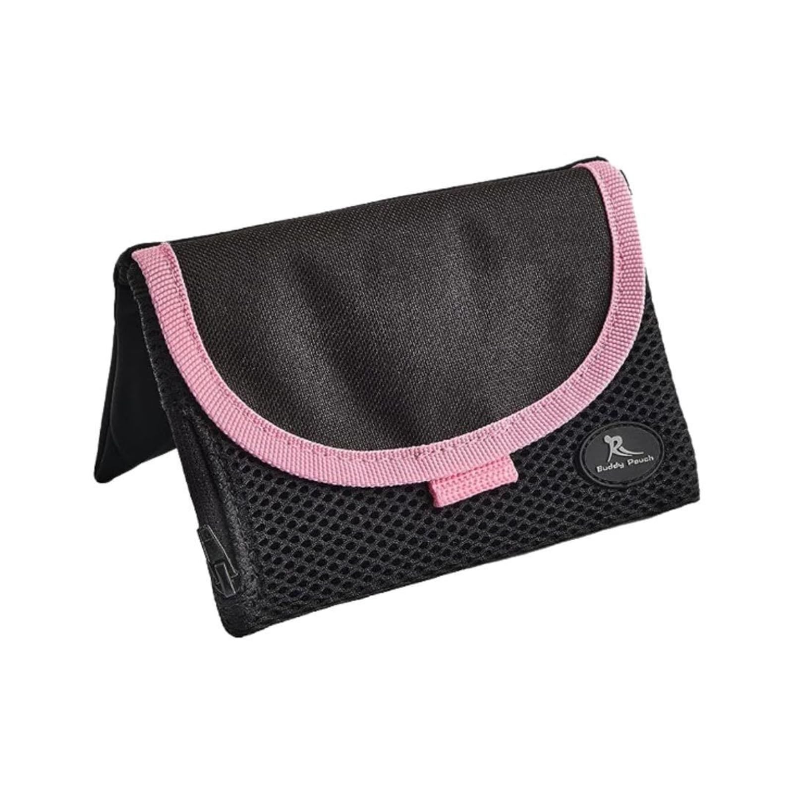 Running Buddy Magnetic Fanny Pack - XL (6.8 in x 4 in), Black/Pink