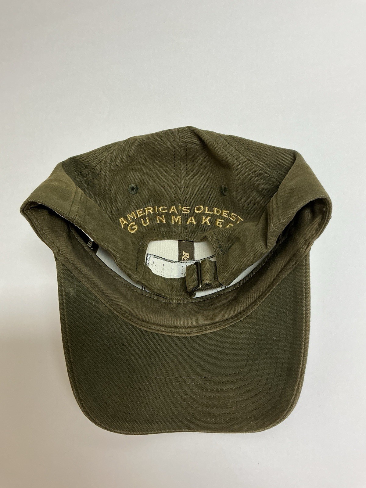 REMINGTON Baseball Cap Green Patch Adjust America's Oldest Gunmaker OSFM Vintage