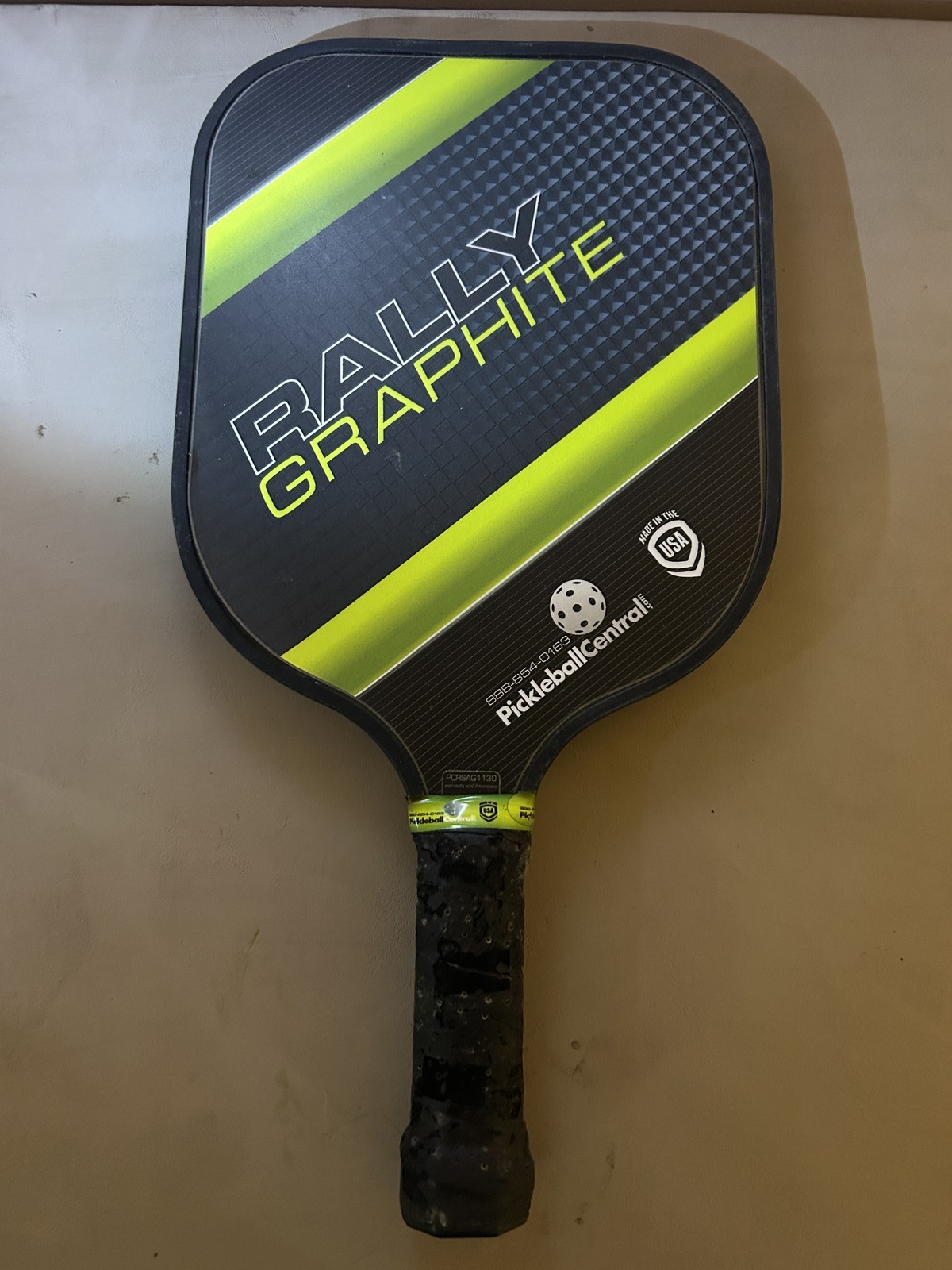 Pickleball Central Rally Graphite Pickleball Paddle Made in USA PCRSAG1130