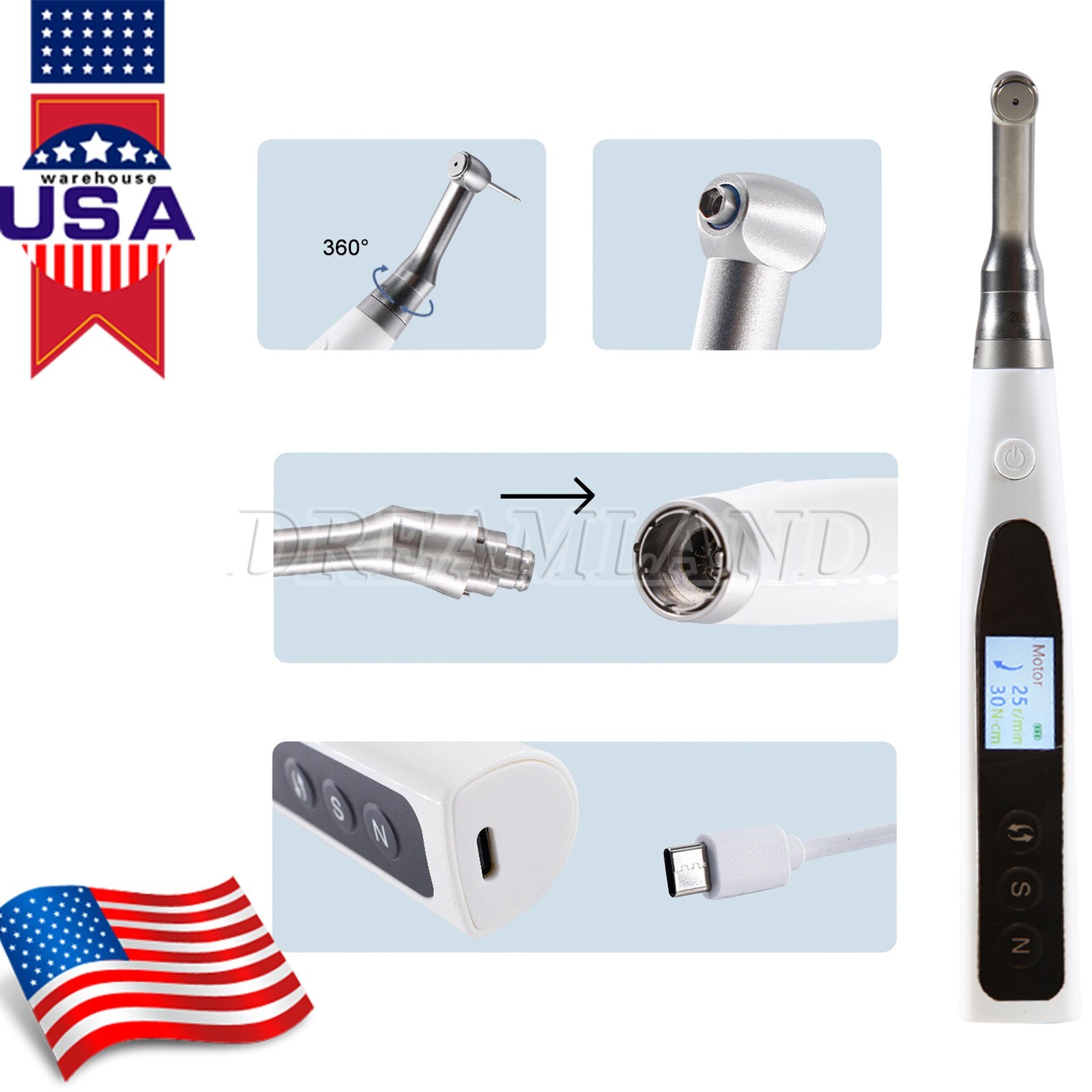 Dental Screwdriver Implants Torque Universal Electric Torque wrench Restoration