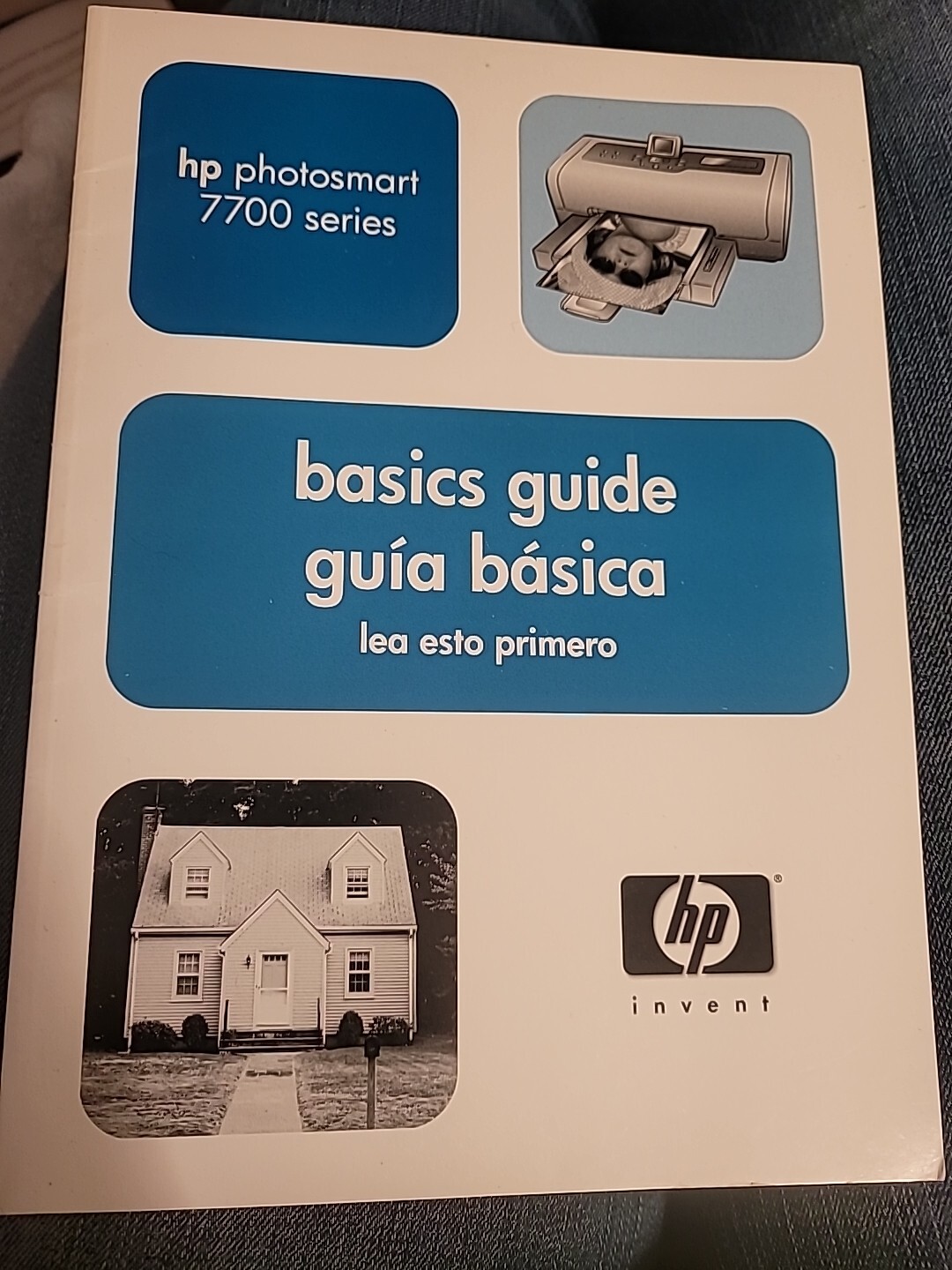 HP Photosmart  7700 Seroes Basics Guide Manual likenew SM1