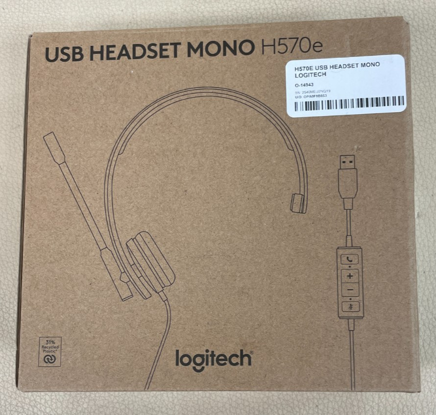 Logitech H570e USB Mono Headset