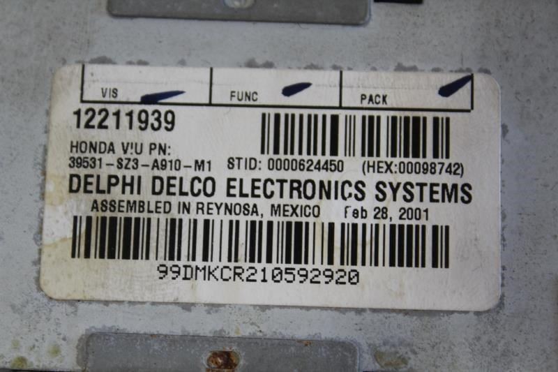 2002 ACURA RL DRIVER ASSIST MODULE 39531-SZ3-A910