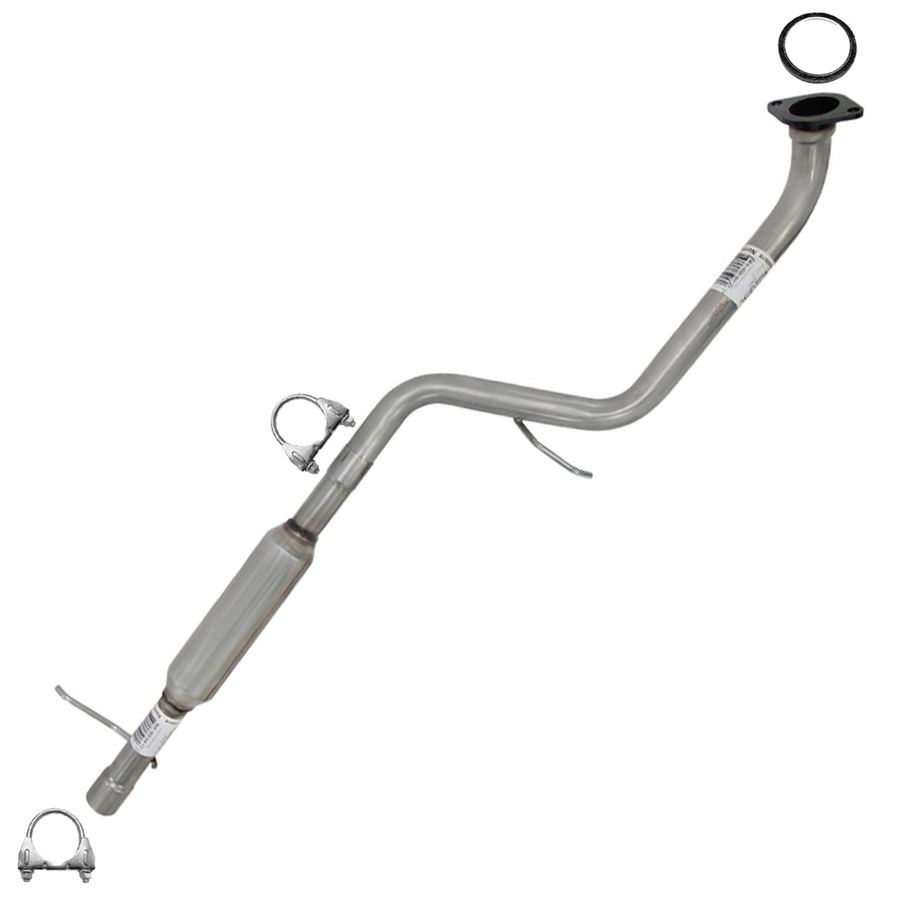Stainless Steel Exhaust Pipe fits: 2010-13 Mazda 3 2.0L, 2.5L Mazda 3 Sport 2.5L