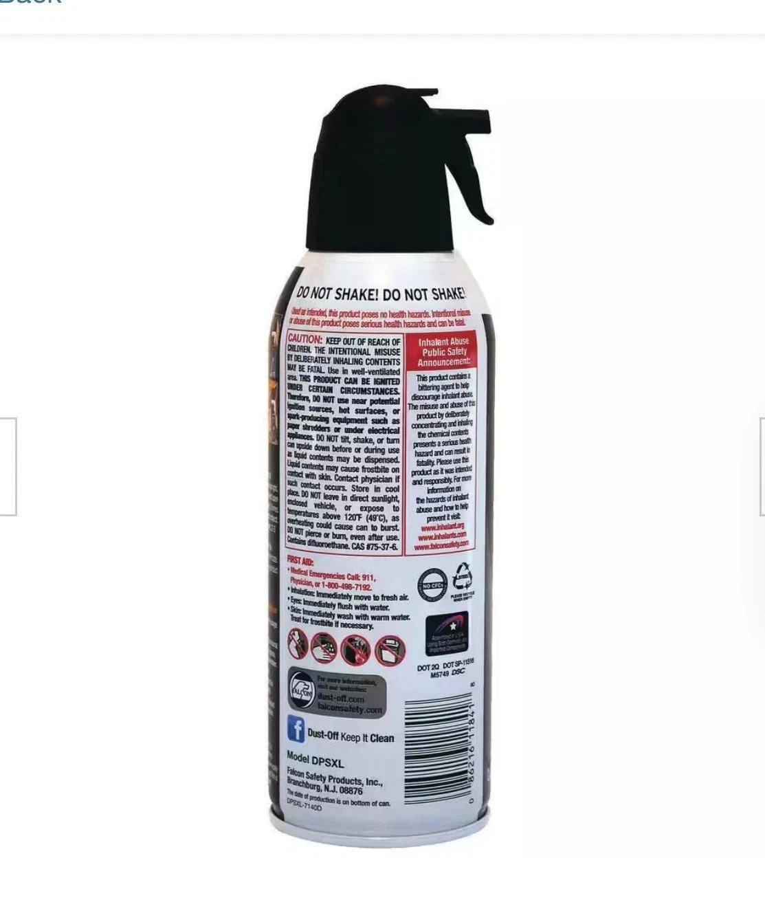 Dust-Off Electronics Compressed Air Duster 10 oz Cans – 2 Pack | Free Shipping