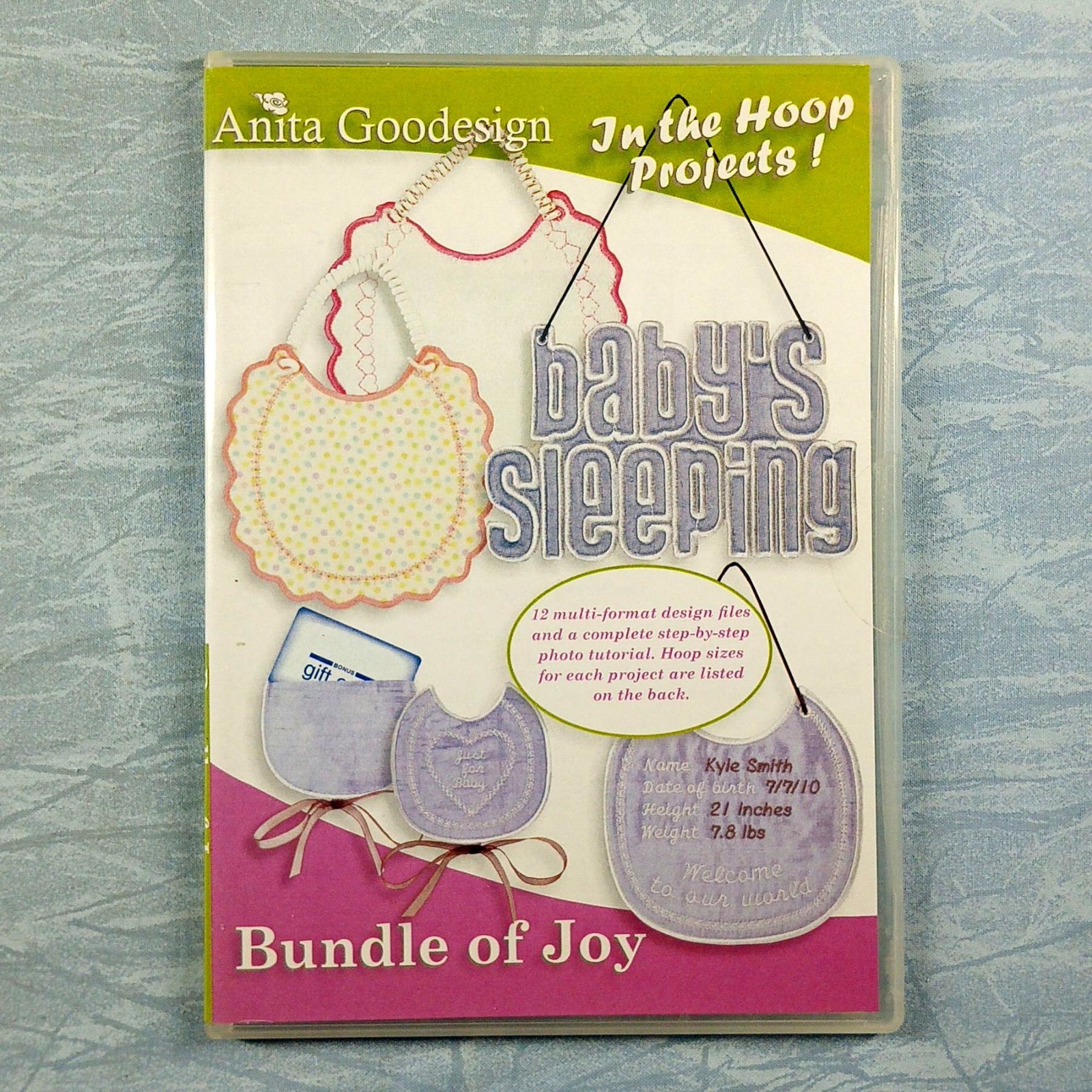Anita Goodesign In The Hoop Projects Collection CD - Bundle Of Joy