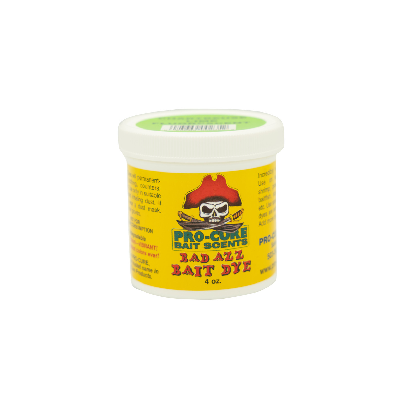 Pro-Cure Bad Azz Bait Dye 4 oz. Bait Dye for Herring, Ballyhoo, Prawn & More