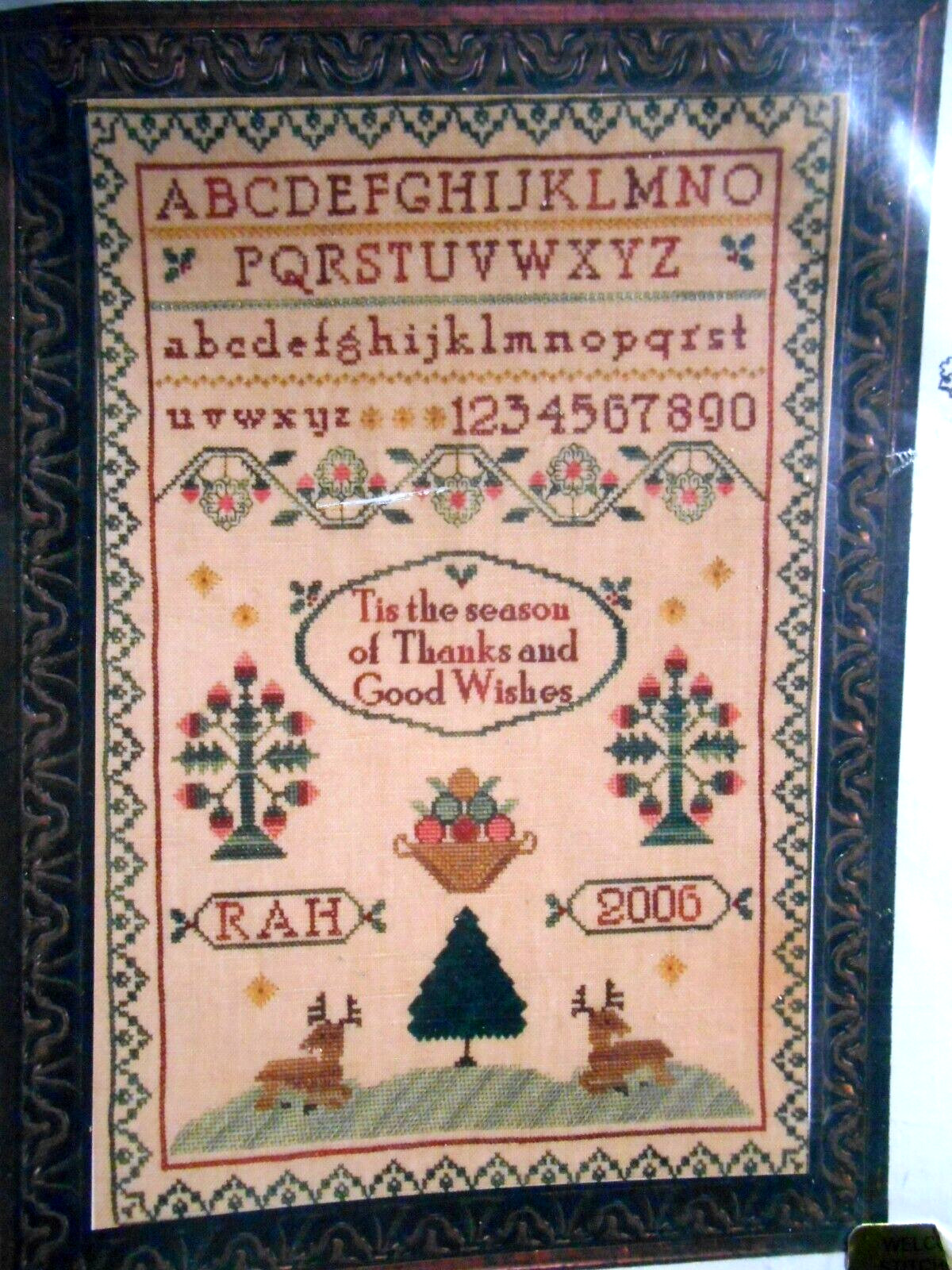 A CHRISTMAS SAMPLER Cross Stitch Pattern by Cherished Stitches