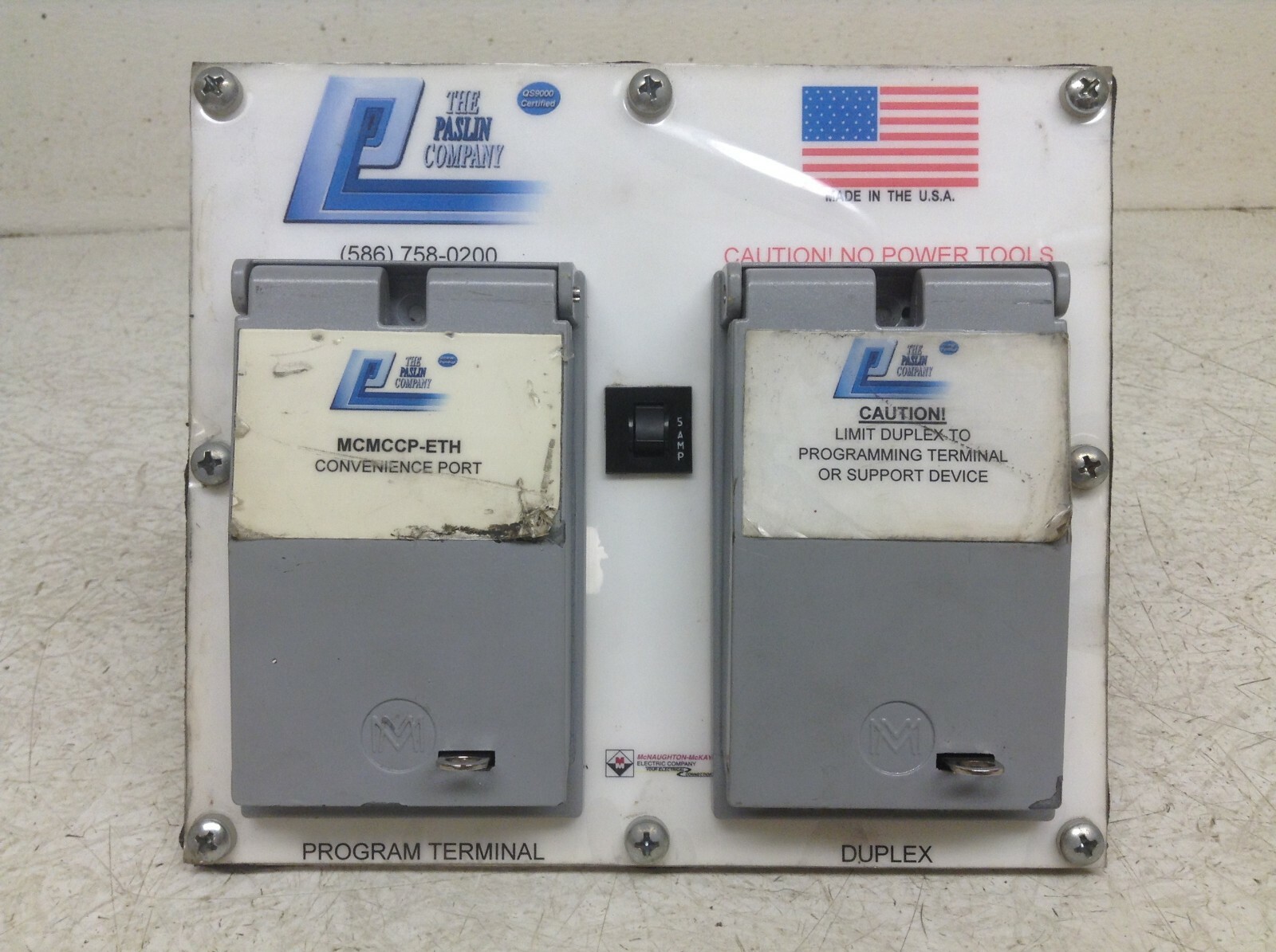 McNaughton-McKay MCMCCP2-ETH-DP5-PAS Ethernet Convenience Port Limit Duplex (TSC