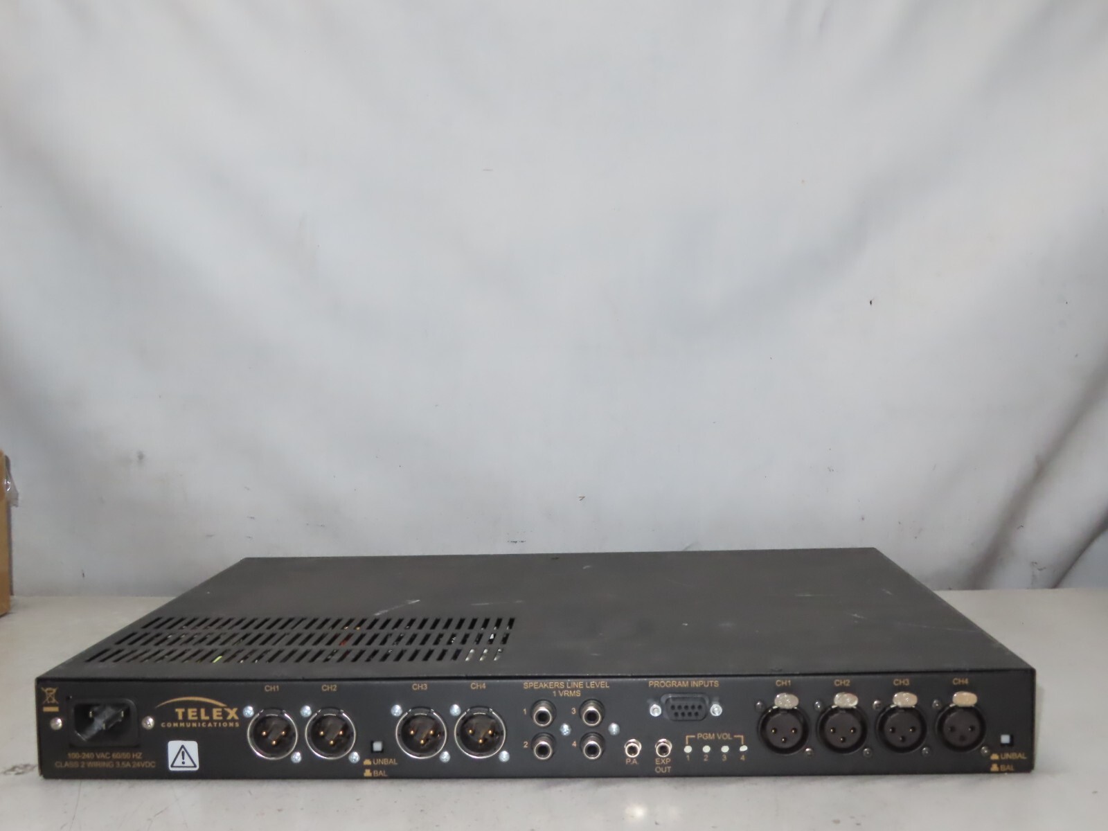 TELEX RTS MS-4002 4-Channel Main Station for Wired Intercom System